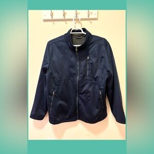 Swiss Tech Navy soft shell performance jacket